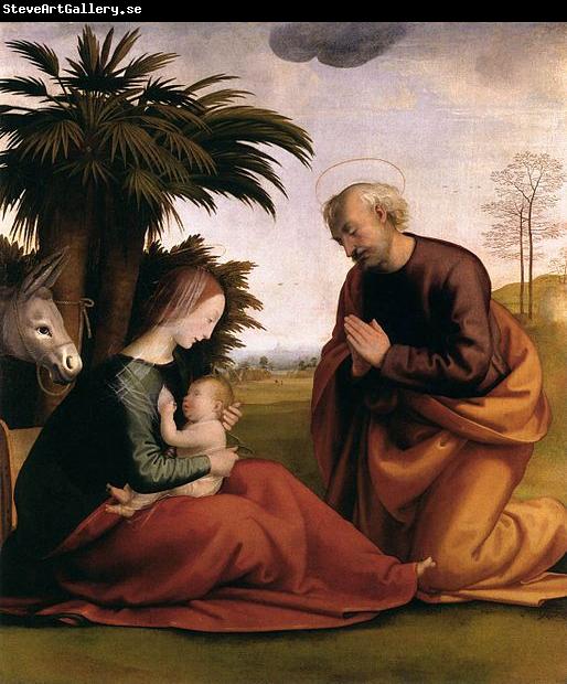 Fra Bartolomeo The Rest on The Flight into Egypt